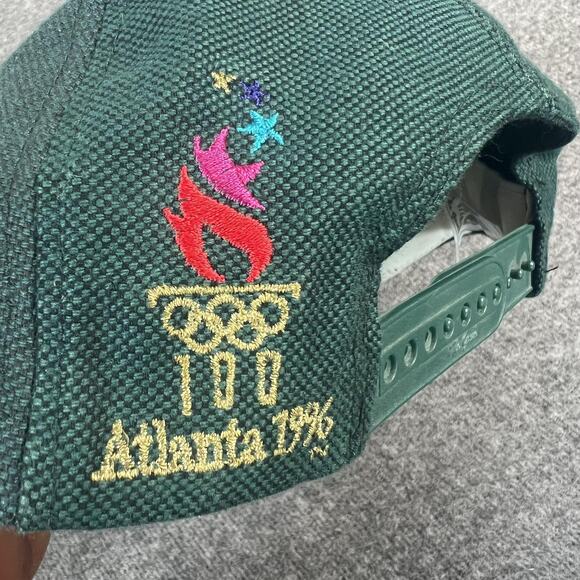 Vintage Atlanta 1996 Olympics Hat Cap Snap Back Mens OSFM Embroidered - Picture 6 of 11